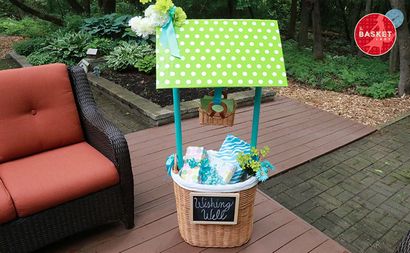 Le meilleur nuptiale ou baby shower Wishing Well panier - Le panier Dame