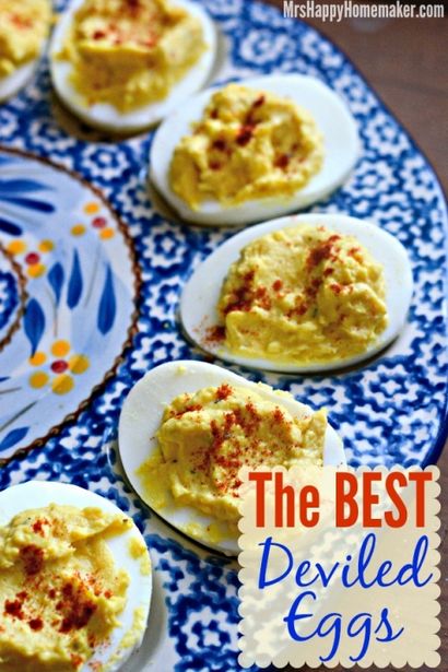 Le meilleur jamais Deviled Eggs (Sérieusement!) - Mme Bonne Homemaker