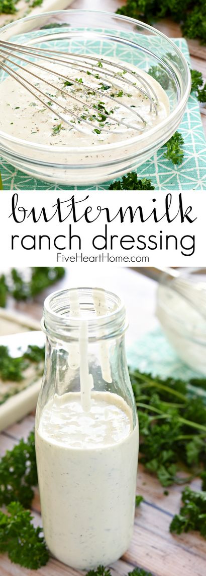 Das BEST Selbst gemachte Buttermilk Ranch Dressing