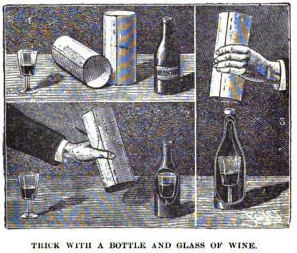 La bouteille et les lieux d'échange de verre - Magic Tricks (verre) La bouteille et les lieux d'échange de verre - Magic Tricks