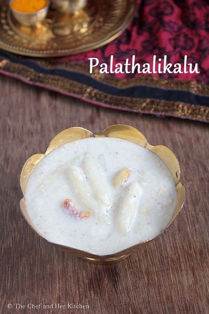 Le chef et sa cuisine Palathalikalu, Pala Thalikalu, Vinayaka Chavithi Recettes