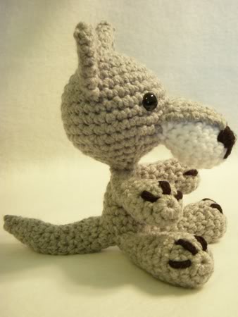 Le Crafty Chatterie Modèle de crochet Amigurumi Loup