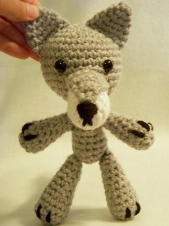 Le Crafty Chatterie Modèle de crochet Amigurumi Loup