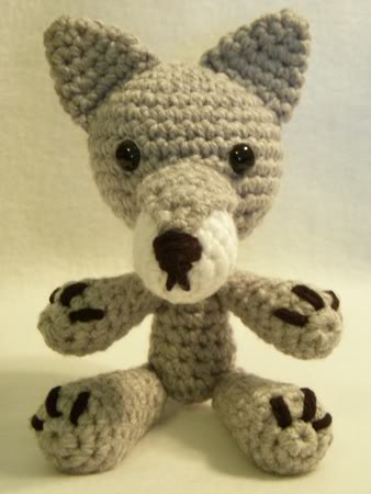 Le Crafty Chatterie Modèle de crochet Amigurumi Loup