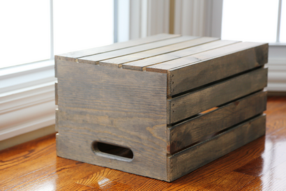 La meilleure façon de faire du bois rustique et l'air vieux bricolage en bois rustique Crate