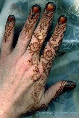 Die Henna-Seite - Die Enzyklopädie des Henna - Henna und Fingernägel