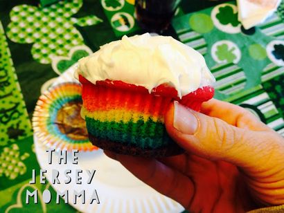 Le Jersey Momma Comment faire un bricolage Rainbow Cupcakes Tutorial