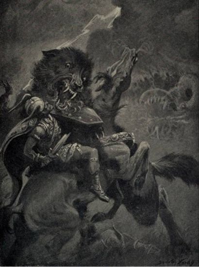 La légende de Fenrir un loup avec un Bite, des origines très anciennes