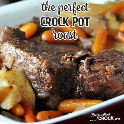 Le Crock Pot rôti parfait - recettes Crock!