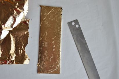 Le cadeau parfait Pendentifs Feuille d'or - Conception maman (comment faire du papier d'aluminium or) Le cadeau parfait Pendentifs Feuille d'or - Conception maman