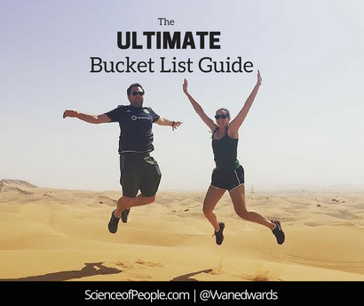 Le guide ultime pour créer votre Bucket List, SOP