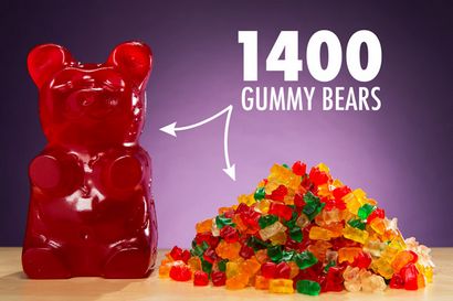 Le plus grand Gummy Bear World A 5 livres Gummi ours!