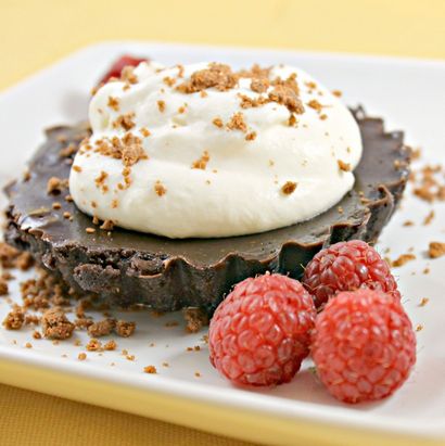 Tim Tam Tarts mit Himbeeren und Rosenwasser Schlagsahne, das kann ich kochen