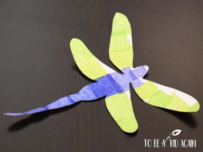 Papier de soie Craft Dragonfly - être un enfant à nouveau