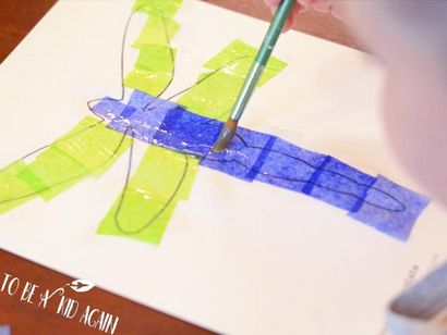 Papier de soie Craft Dragonfly - être un enfant à nouveau