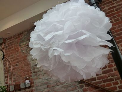 Papier de soie pompons 9 étapes (avec photos) (étapes) Papier tissu pompons 9 étapes (avec photos)