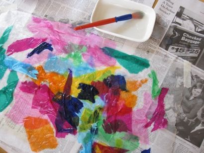 Papier de soie Stained Craft en verre pour les enfants - Simple et beau!