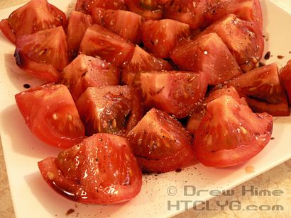 Tomates à l'huile d'olive et de vinaigre balsamique - Comment cuisiner comme votre grand-mère