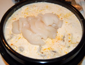 Tom Kha crevettes et pétoncle (Thai Soup) - Régime alimentaire parfaite santé, l'alimentation parfaite santé