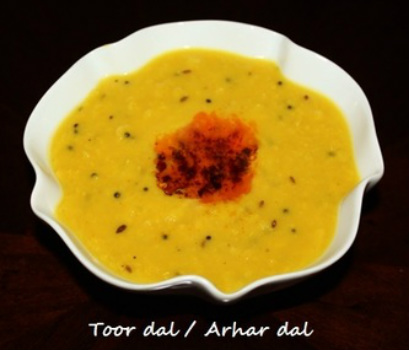 Toor Dal - Masala Tadka Dal (Arhar Dal ou pois Pigeon) - cuisine indienne du Nord Seth