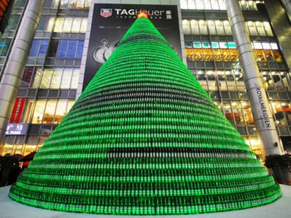 Top 10 Crazy Christmas Trees Gefertigt aus Flaschen, Fahrräder, Einkaufswagen und mehr, Inhabitat - Grün