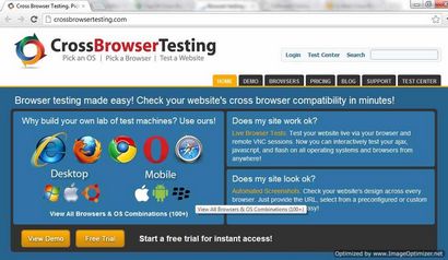 Top 10 Cross Outils de test du navigateur - Réduire le navigateur Compatibilité Effort Test