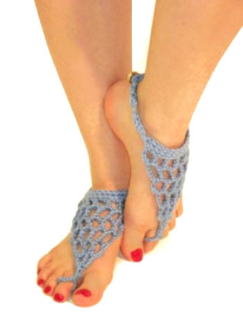 Top 10 gratuit crochet Patrons pour Sandales aux pieds nus