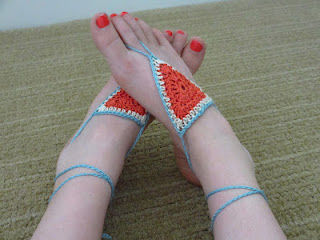 Top 10 gratuit crochet Patrons pour Sandales aux pieds nus