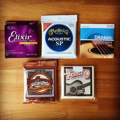 Top 5 Guitare Acoustique Cordes - Novembre 2016, Equipboard