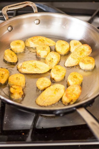 Tostones ou Fried vert Plantain (paléo conseils culinaires) Tostones ou Fried vert Plantain