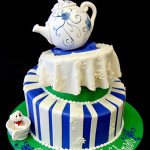 Totalement Terrific Teapot gâteaux - Rose Cake Box