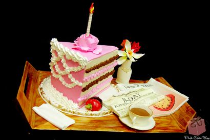 Totalement Terrific Teapot gâteaux - Rose Cake Box