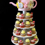 Totalement Terrific Teapot gâteaux - Rose Cake Box