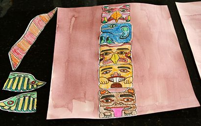 Totem Pole Craft - Let - Explorons