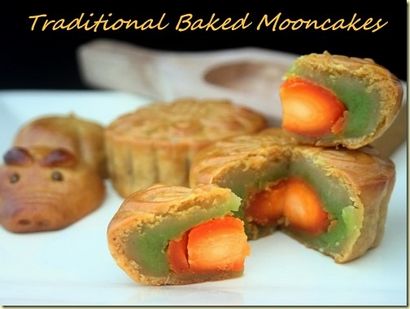 Traditionelle Gebackene Mooncake Rezept, Haus von Annie