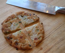 Traditionelle Chinesische Rezepte Cong Sie Bing (Scallion Kuchen)