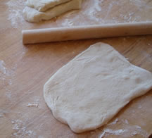 Recettes traditionnelles chinois Cong Vous Bing (gâteau Scallion) (comment vous faire Công bing) Recettes traditionnelles chinois Cong Vous Bing (gâteau Scallion)