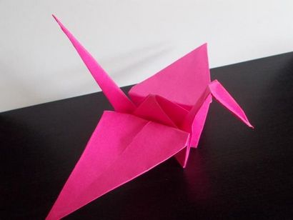 Instructions traditionnelles grue Origami