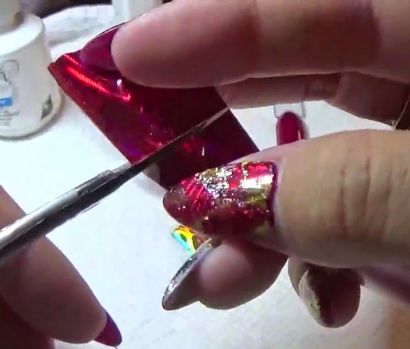 Transfert Foil Nail Art (Pictorial How-To) ~ Shannon Underwood Nails (comment faire déjouer nail art) Transfert Foil Nail Art (Pictorial How-To) ~ Shannon Underwood Nails
