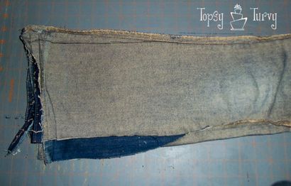 Transforming meine Bootcut Jeans in Enge Jeans, Ashlee Marie