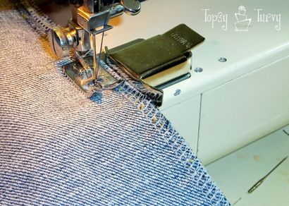 Transforming meine Bootcut Jeans in Enge Jeans, Ashlee Marie