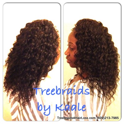 Arbre Braids- Curly Arbre Tresses, arbre droit Tresses, onduleux, Tous