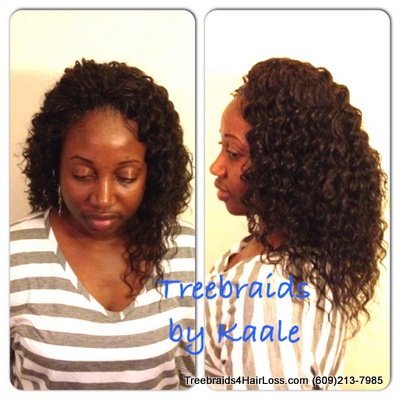 Arbre Braids- Curly Arbre Tresses, arbre droit Tresses, onduleux, Tous