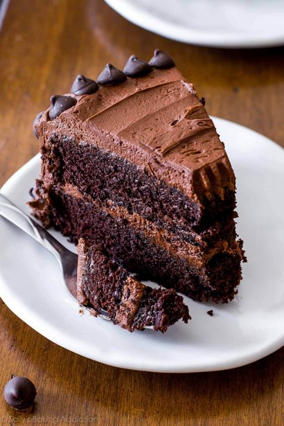 Triple Layer Cake au chocolat - Sallys Addiction Baking