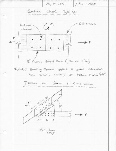 Traversen mit Sperrholzplatten Gusset - Holz-Design und Engineering