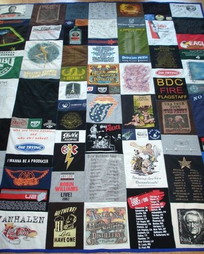 T-shirt Quilts 14 étapes