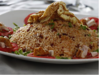 Drehen Sie Reste in Urlaub Klassiker Schweine Binagoongan Wraps - Frühstück Fried Rice - Pinoy Rezepte