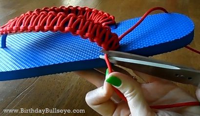 Flip flops de bricolage tutoriel hommes - Paracord tongs