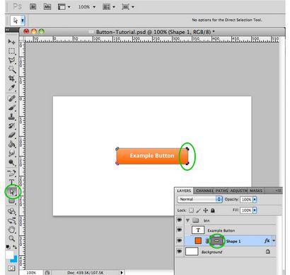 Tutorial Wie Buttons in Photoshop erstellen, Think Tank