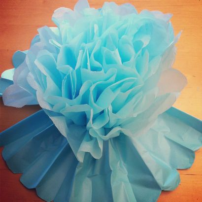 Tutorial- Comment fabriquer du papier de bricolage tissu géant Fleurs - Bonjour la famille Creative